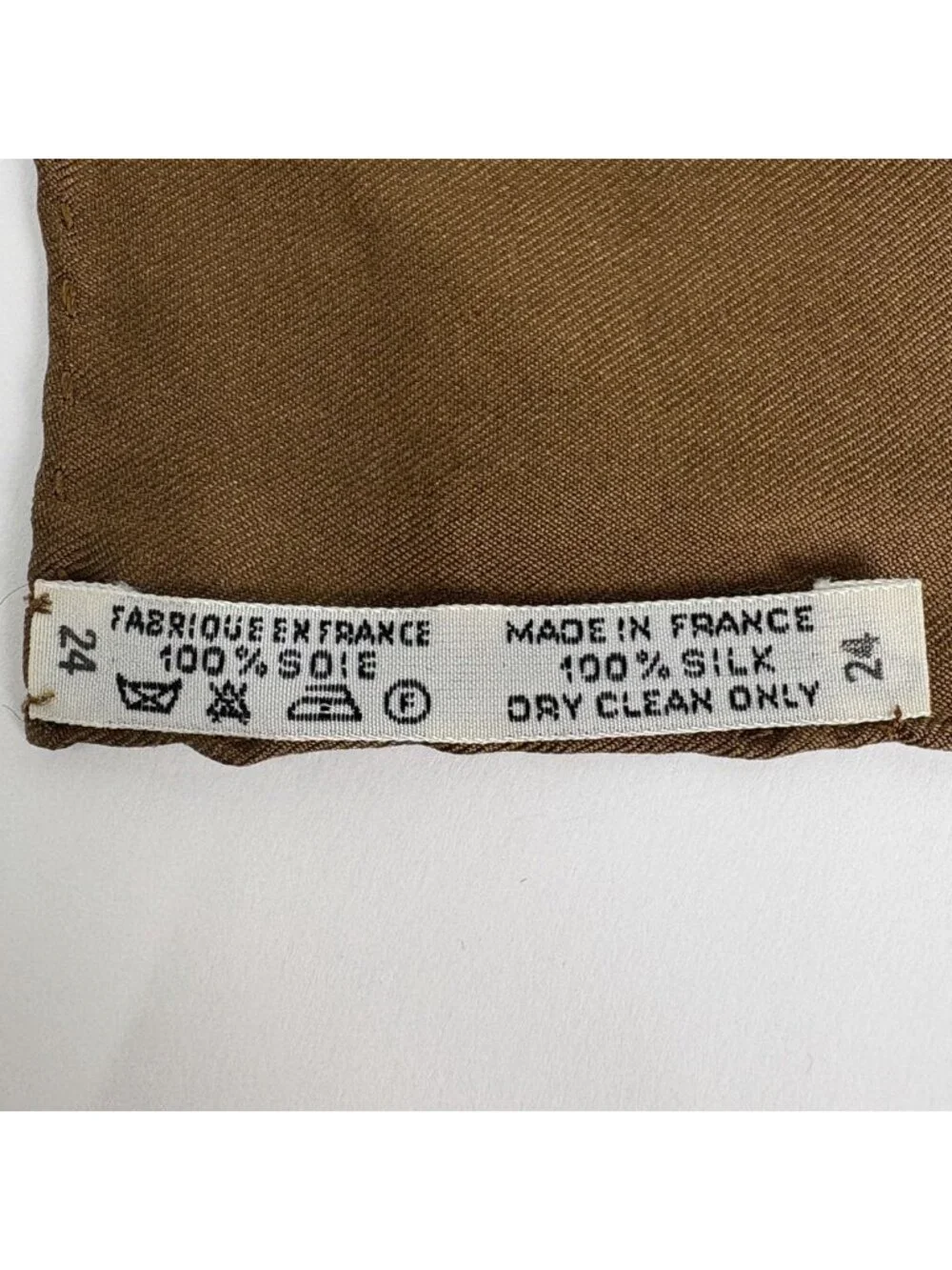 Hermes Carre 90 Brazil Scarf Silk Brown Multicolor